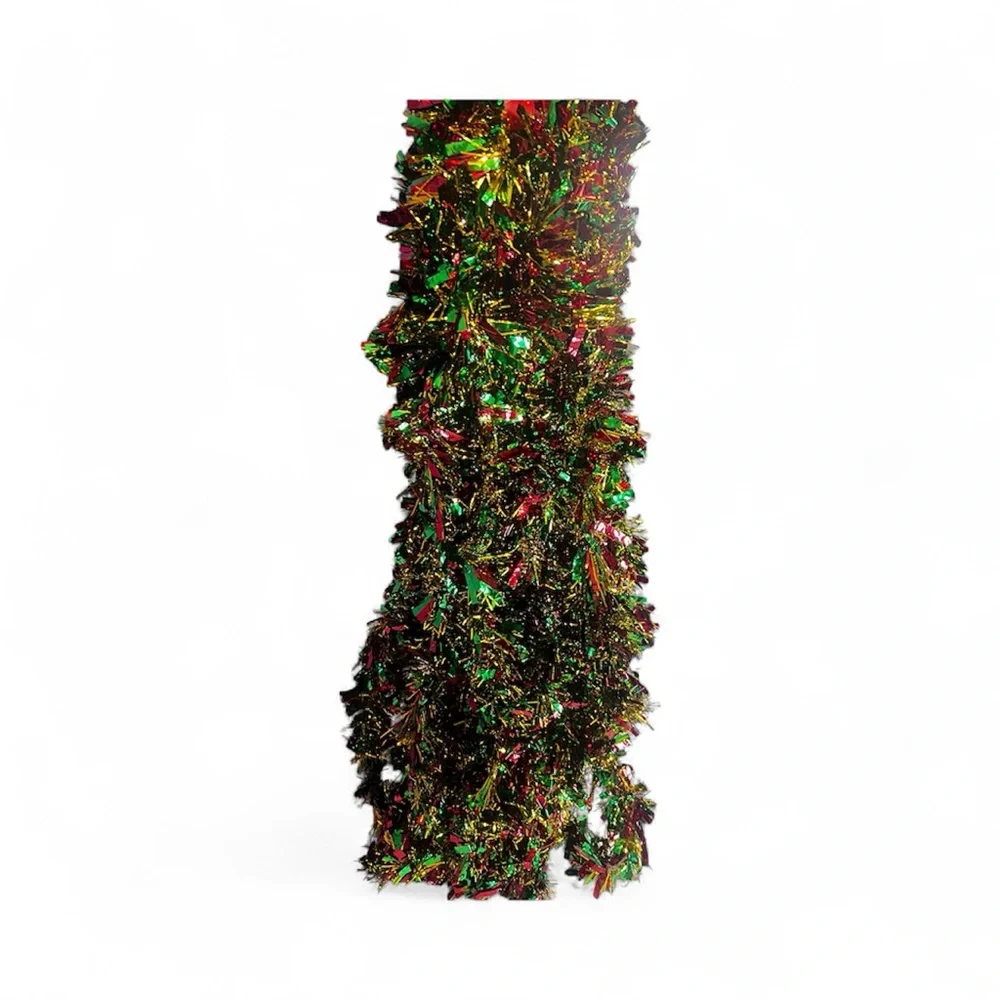 Christmas Holiday Multicolor Garland Decoration 30ft In Length Red,Green,Gold